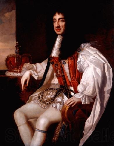 Sir Peter Lely Portrait of King Charles II Spain oil painting art